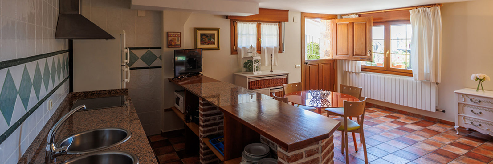 Cocina Apartamento I - Casa Rural El Olmo